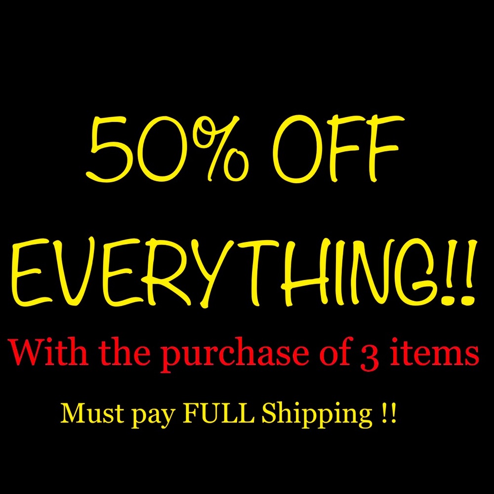 50% off ENTIRE closet